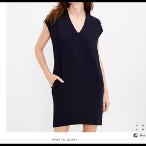 Lou & Grey Signaturesoft Lite Cocoon Pocket Dress - XS